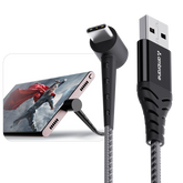 Ambrane 30W Fast Charging Type C Cable with Standing Design